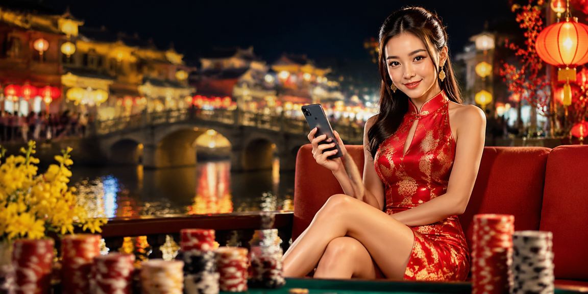 Người chơi đăng nhập tài khoản cá cược tại Hội An về đêm